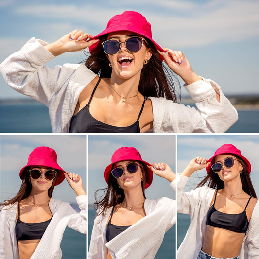 Waterproof Bucket Sun Hat UPF 50+ Outdoor